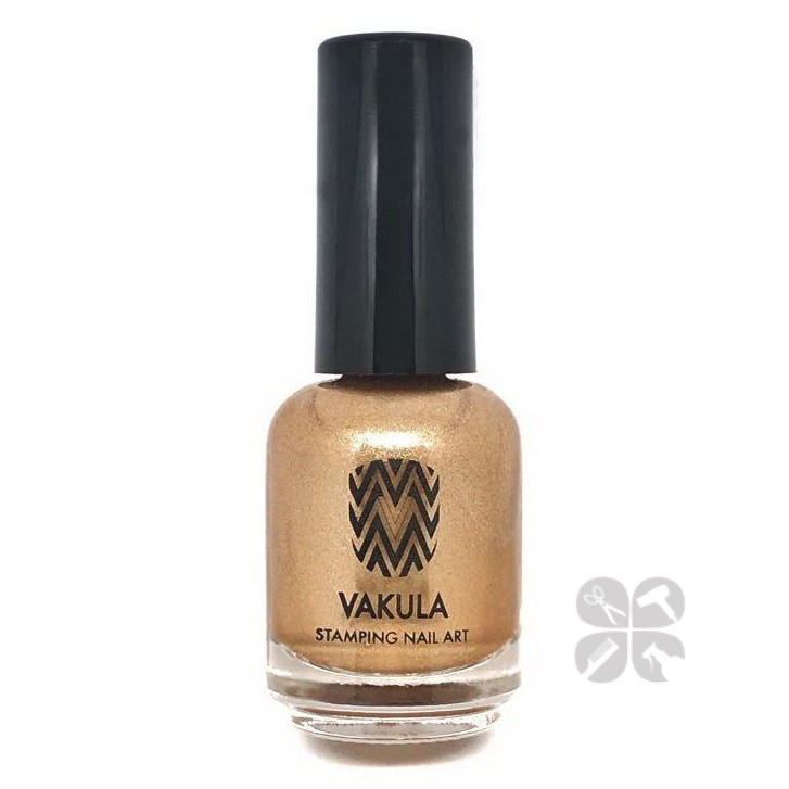 Vakula Nails лак для стемпинга золото, 12 мл
