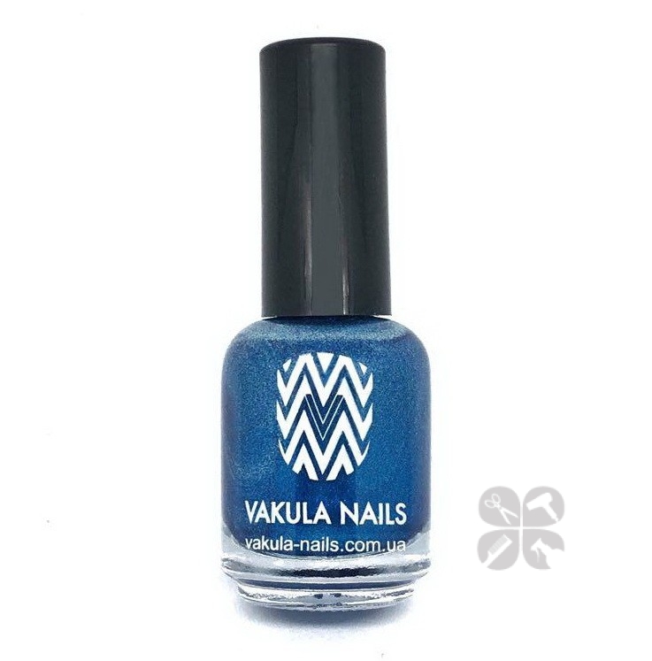Vakula Nails лак для стемпинга синий, 12 мл
