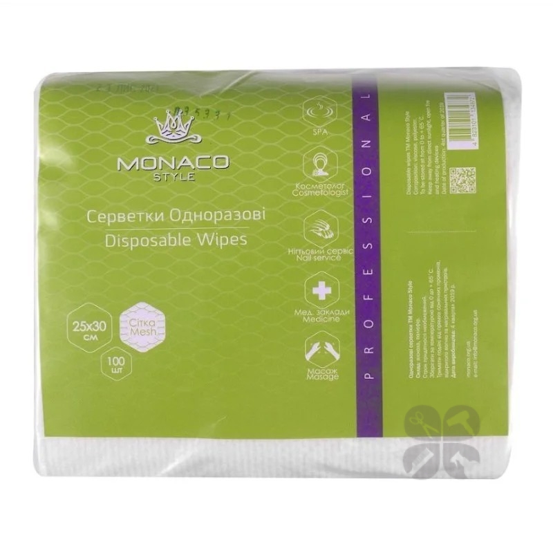 Monaco Style салфетки 25*30 сетка, 100 шт