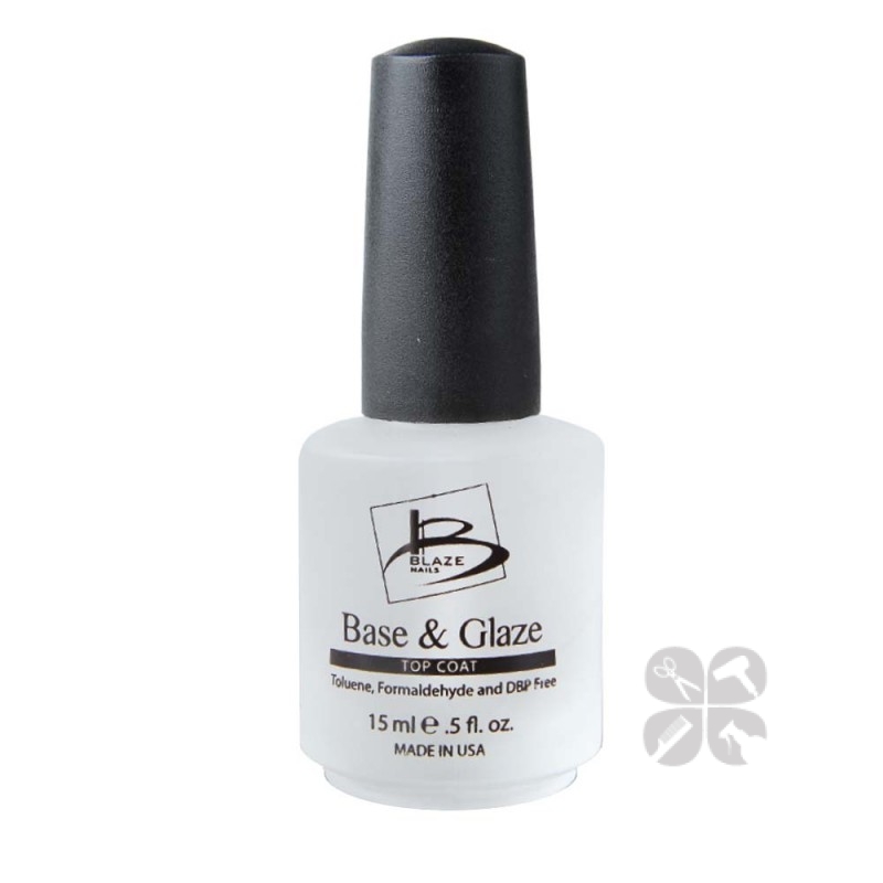 BLAZE Base & Glaze - Покрытие база/топ 2-в-1 для лака с Keramil, 15 мл