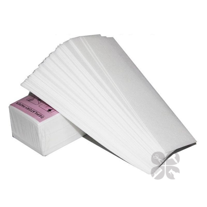 Depilatory paper полоски для депиляции, 100 шт