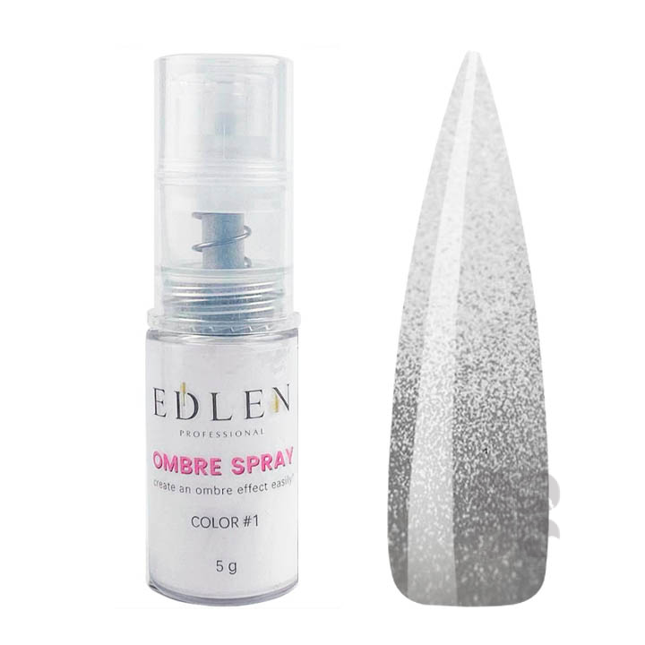 Edlen Ombre Spray Color Спрей для эффекта омбре №001 Белый, 5 мл
