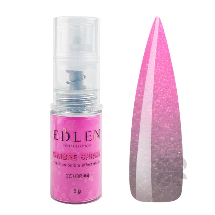Edlen Ombre Spray Color Спрей для эффекта омбре №004 Розовый, 5 мл