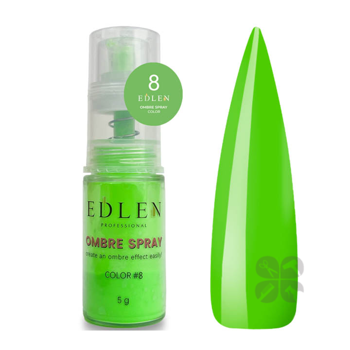 Edlen Ombre Spray Color Спрей для эффекта омбре №008 Зеленый, 5 мл