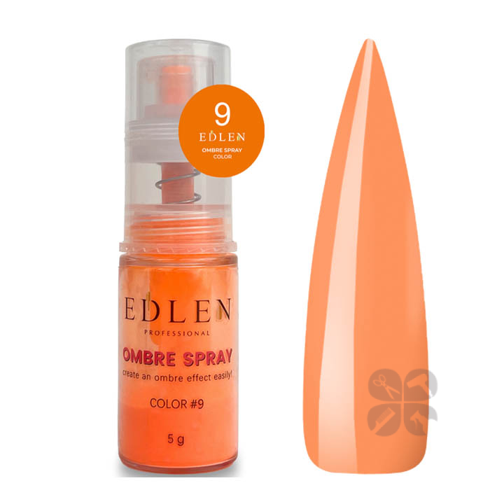 Edlen Ombre Spray Color Спрей для эффекта омбре №009 Оранжевый, 5 мл