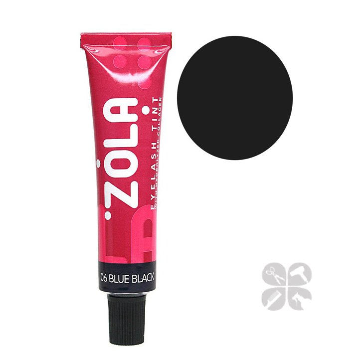 ZOLA Eyebrow Tint краска для бровей с коллагеном №06 Blue Black, 15 мл