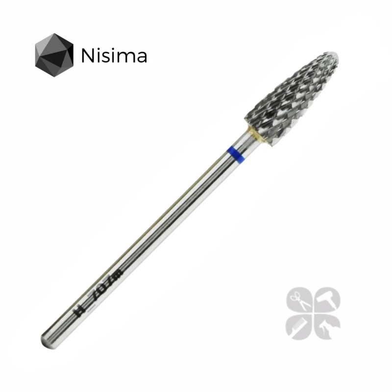 Nisima Насадка для фрезера твердосплав синий кукуруза H_707mK