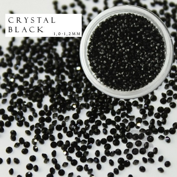Хрустальная крошка Black, 200 шт