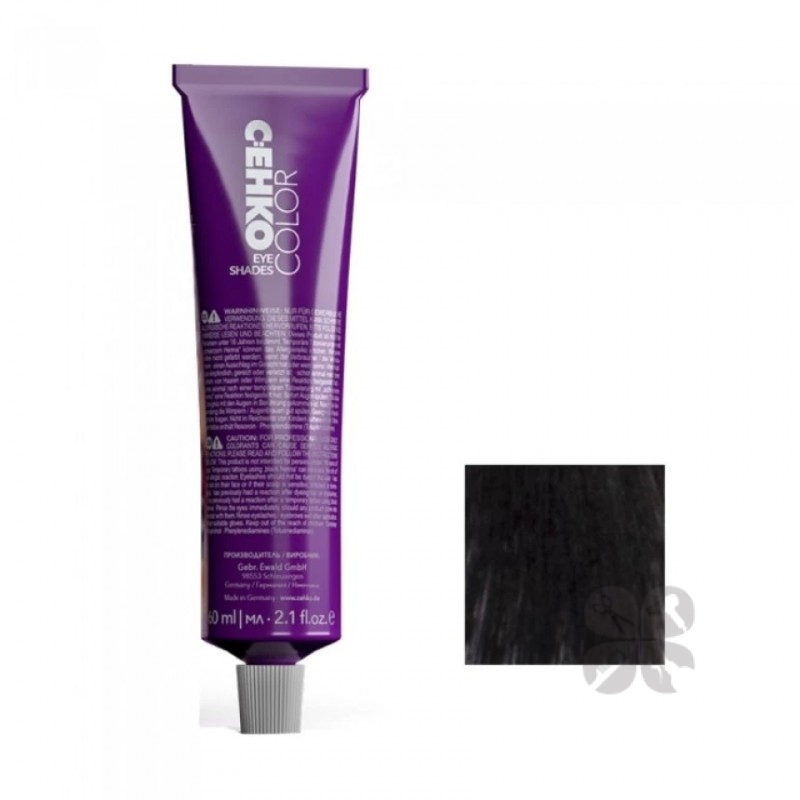 C:EHKO Color Eye Shades Краска для бровей и ресниц черная, 60 мл