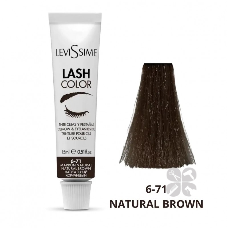 Levissime Lash Color Краска для бровей и ресниц 6-71 натуральный коричневый, 15 мл