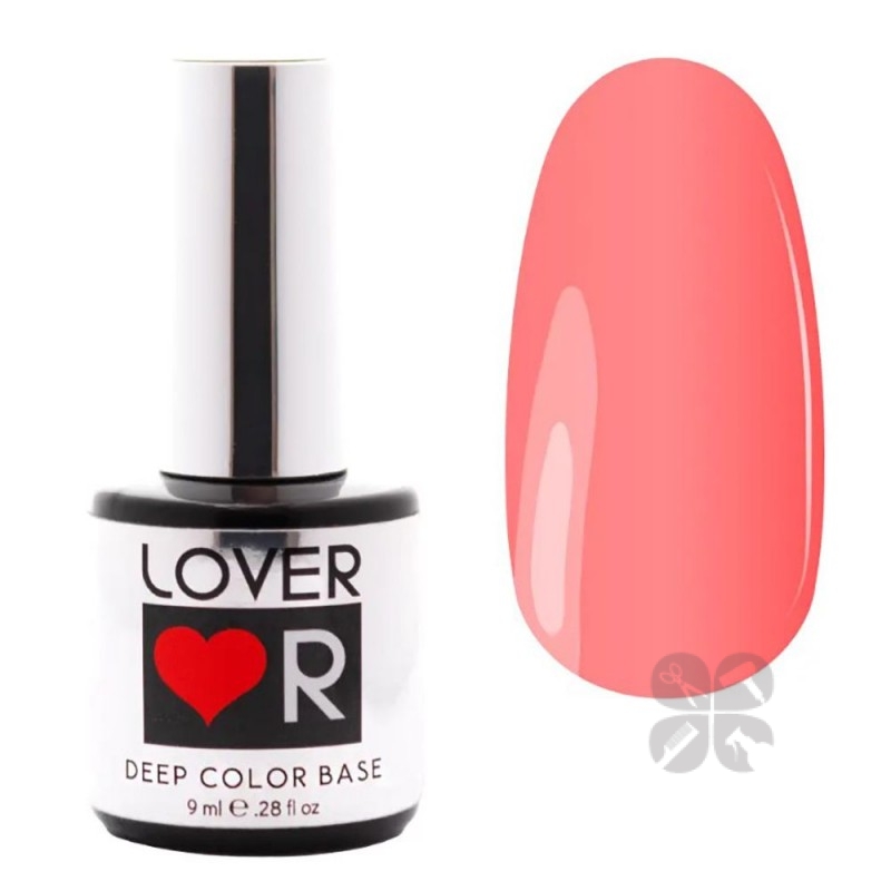 Lover Deep Color Base Камуфлирующая база коралловая №D007, 9 мл