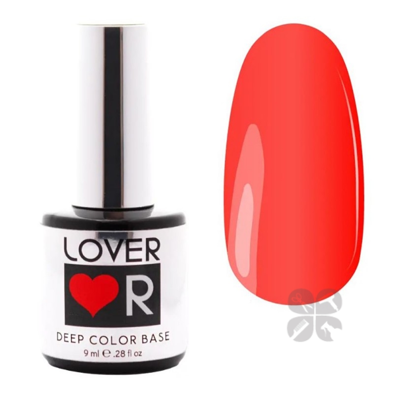Lover Deep Color Base Камуфлирующая база ярко-красная №D008, 9 мл
