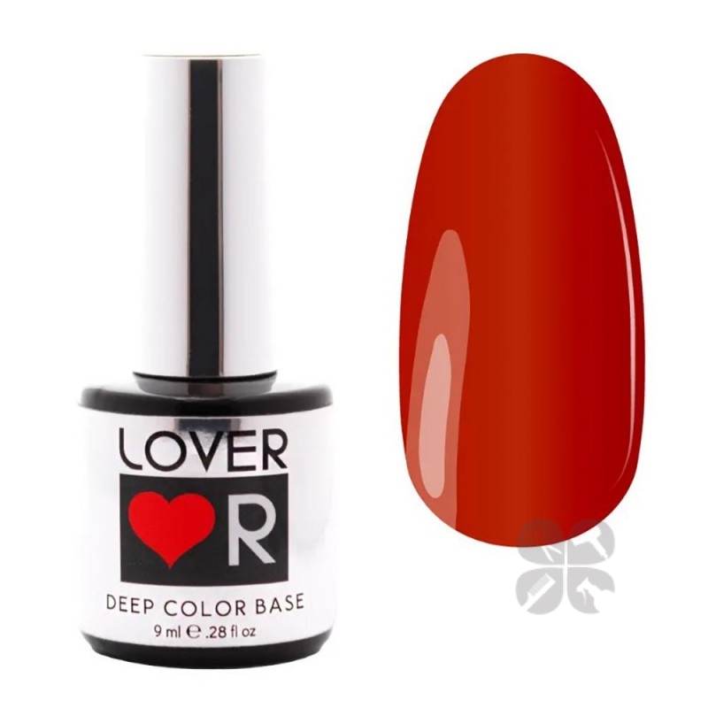 Lover Deep Color Base Камуфлирующая база оранжево-красная №D015, 9 мл