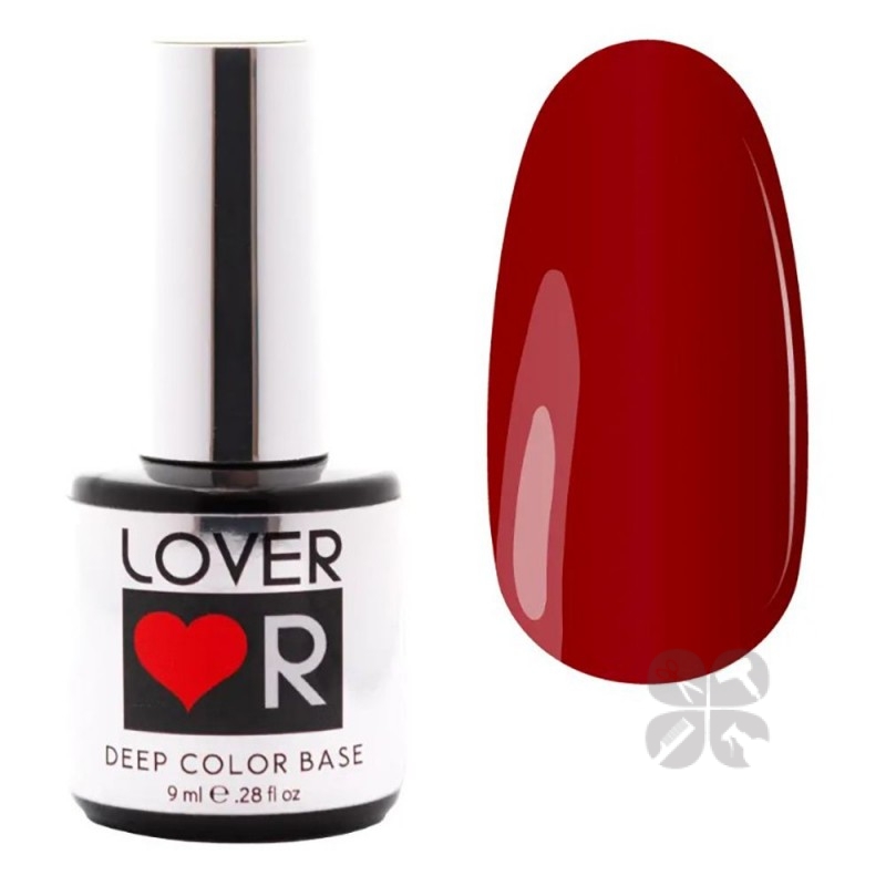 Lover Deep Color Base Камуфлирующая база бордовая №D018, 9 мл