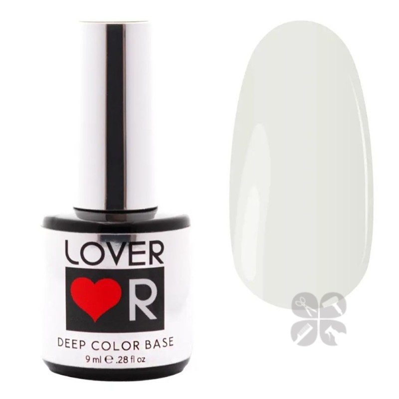 Lover Deep Color Base Камуфлирующая база белая №D021, 9 мл