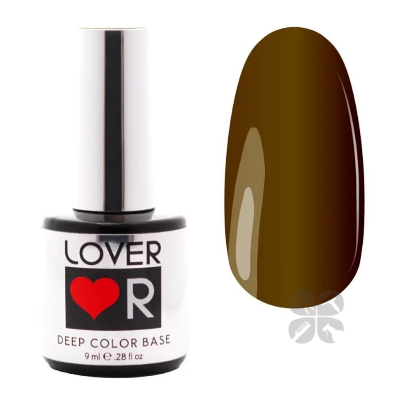 Lover Deep Color Base Камуфлирующая база зелено-коричневая №D028, 9 мл