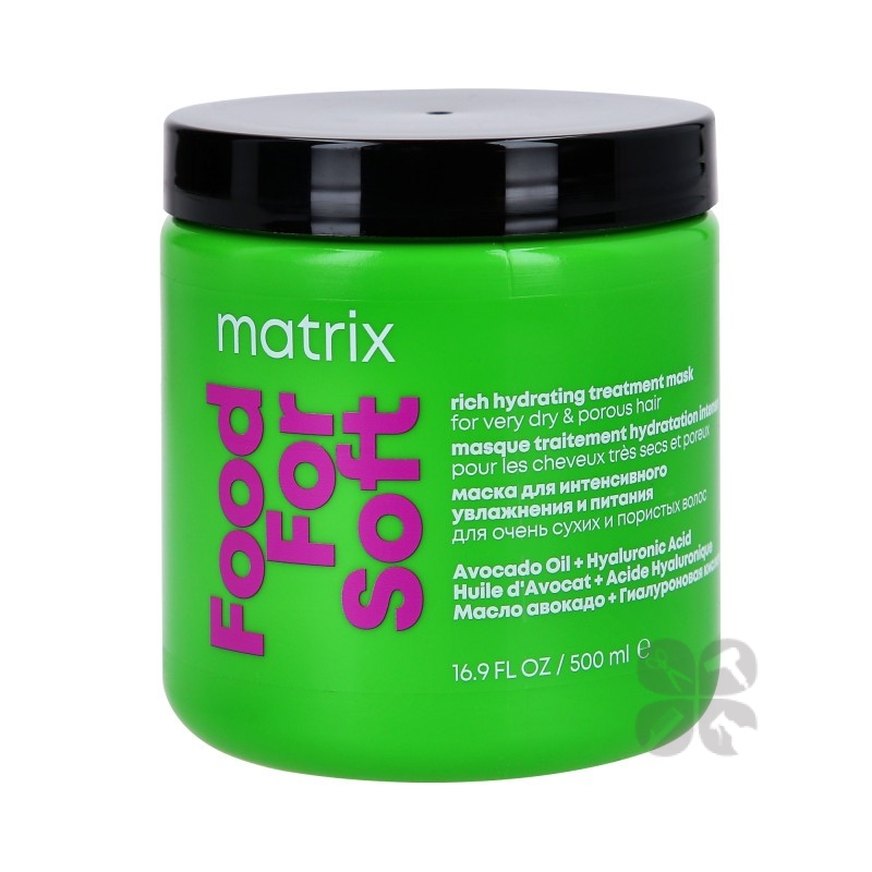Matrix Food For Soft Rich Hydrating Treatment Mask Маска для увлажнения волос, 500 мл