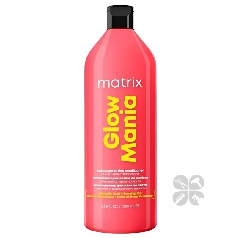 Matrix Glow Mania Кондиционер для защиты цвета окрашенных волос, 1000 мл