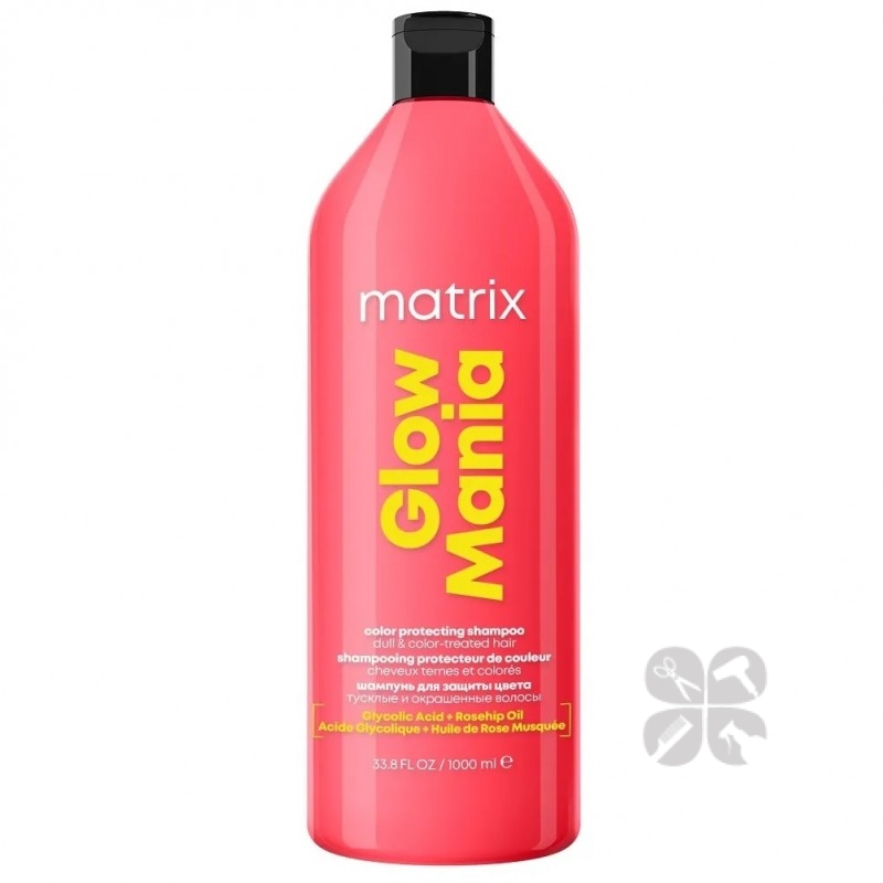Matrix Glow Mania Шампунь для защиты цвета окрашенных волос, 1000 мл