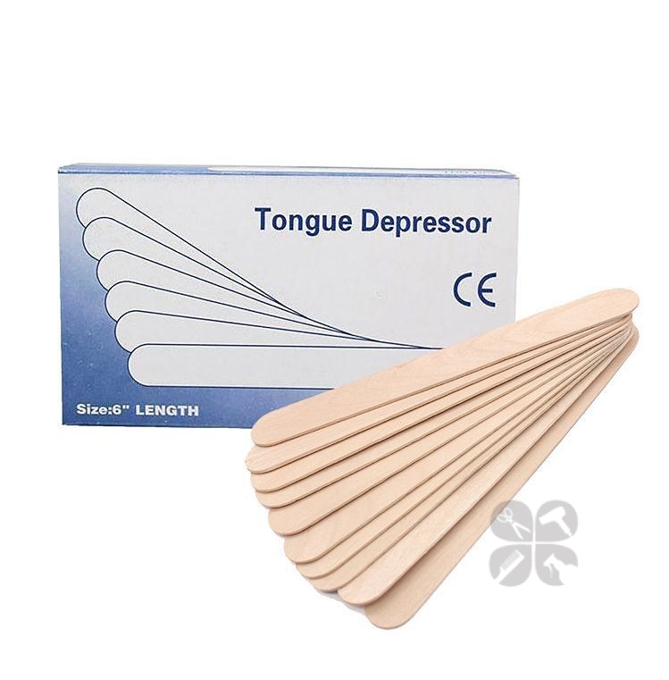 Tongue Depressor Шпатель для нанесения воска, 100 шт
