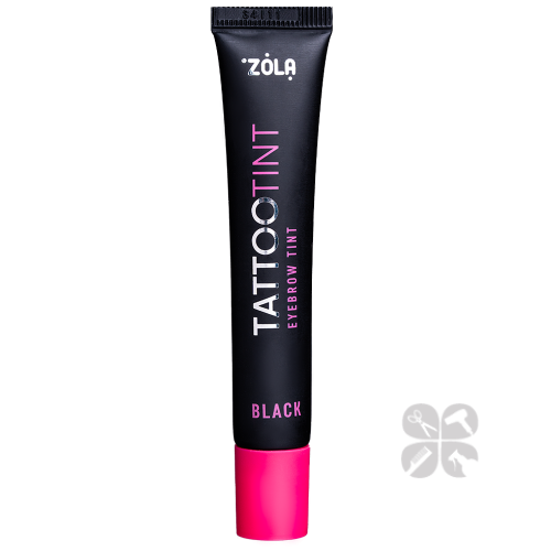 ZOLA Tattoo Tint краска для бровей и ресниц Black, 15 мл