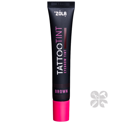 ZOLA Tattoo Tint краска для бровей и ресниц Brown, 15 мл