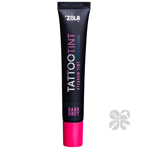 ZOLA Tattoo Tint краска для бровей и ресниц Dark Grey, 15 мл