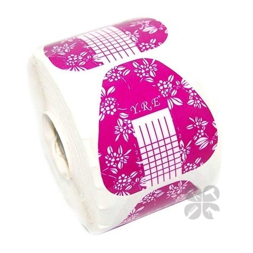 YRE формы фиолетовые с цветами, 500 шт