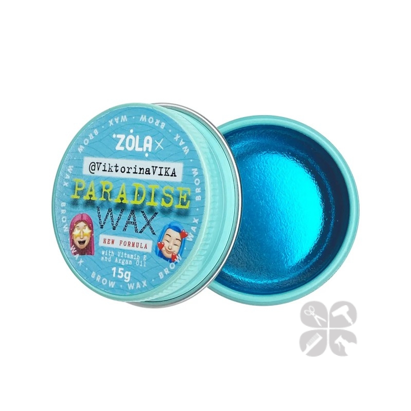 Zola Viktorina Vika воск для бровей Paradise wax with vitamin E and argan oil, 15 г